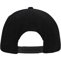 Men's '47  Black Sacramento Kings Double Header Sidepatch Cord Hitch Adjustable Hat