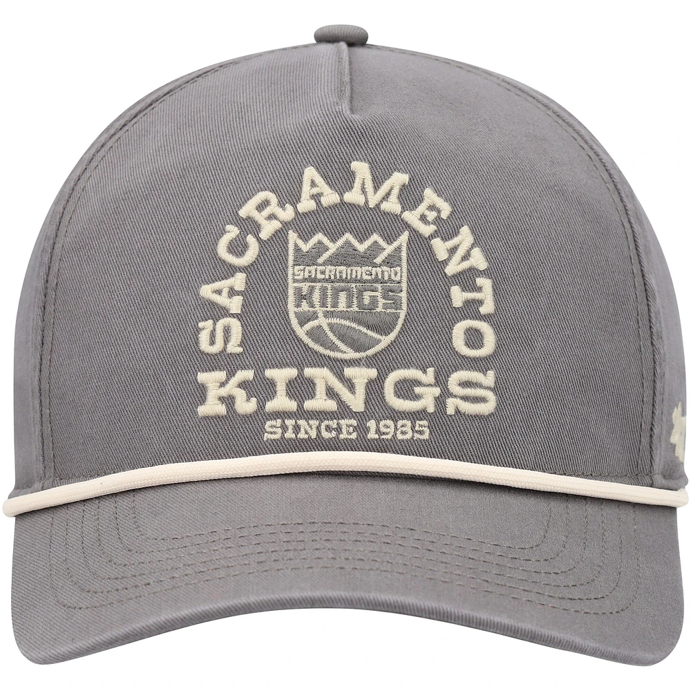 Men's '47  Charcoal Sacramento Kings Canyon Ranchero Hitch Adjustable Hat