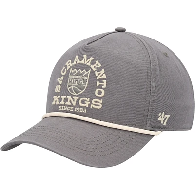 Men's '47  Charcoal Sacramento Kings Canyon Ranchero Hitch Adjustable Hat