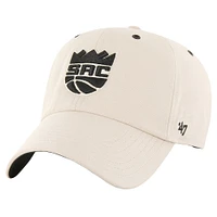 Men's '47 Cream Sacramento Kings Lunar Clean Up Adjustable Hat