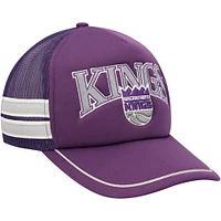 Casquette réglable de camionneur à rayures Sidebrand '47 Purple Sacramento Kings pour hommes