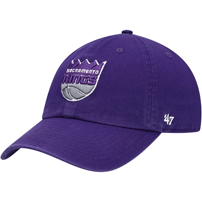 Casquette réglable '47 Sacramento Kings Team Clean Up violette pour homme