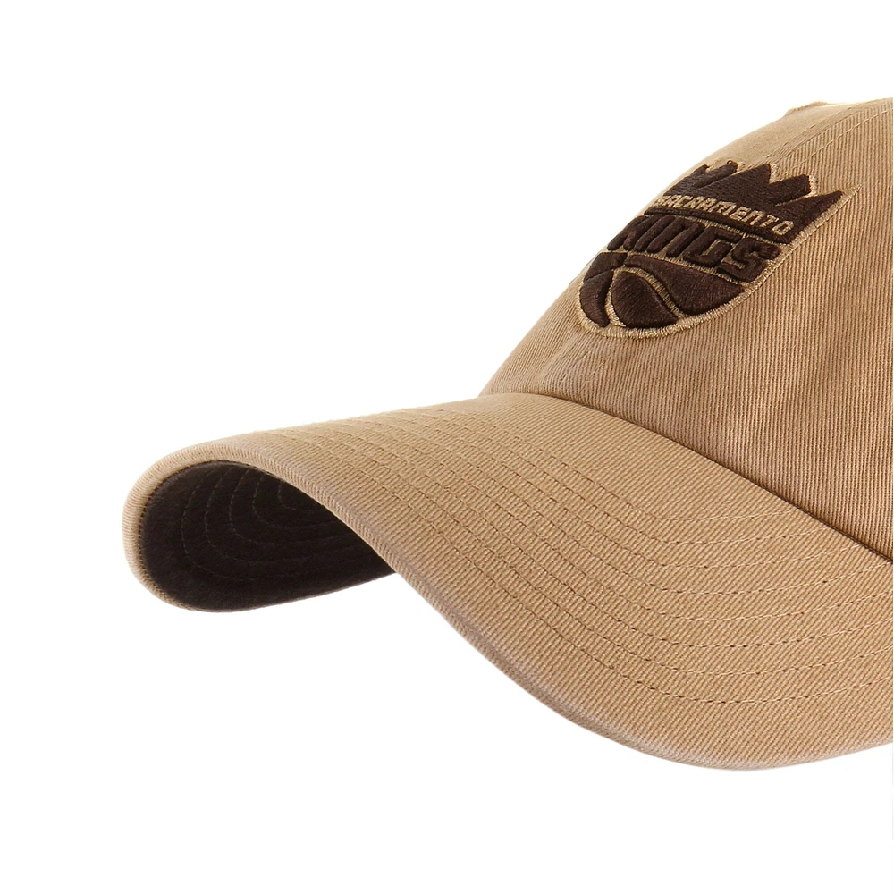 Casquette réglable '47 Tan Sacramento Kings Ballpark Clean Up pour homme