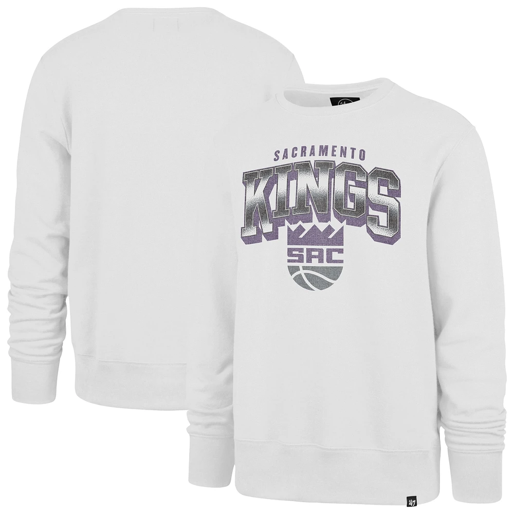 Sweat-shirt à capuche Spotlight Headline '47 blanc pour homme des Sacramento Kings