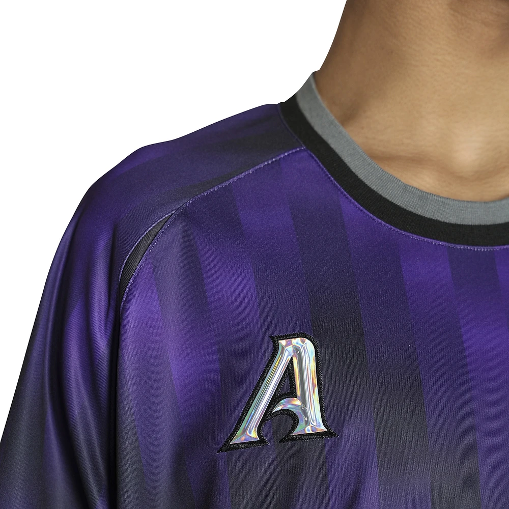 Men's Authmade x NBA Purple Sacramento Kings Soccer Kit Fashion Jersey