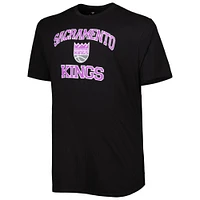 Men's Black Sacramento Kings Big & Tall Heart Soul T-Shirt