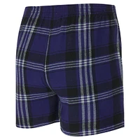 Men's Concepts Sport Purple Sacramento Kings Region Flannel Boxer Short