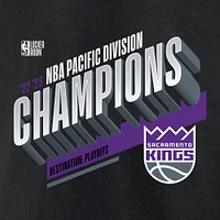 T-shirt noir Fanatics pour hommes des Sacramento Kings 2023 Pacific Division Champions Locker Room