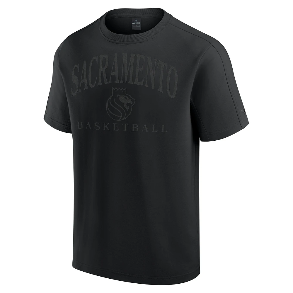 T-shirt noir à trois mélanges Elements Flex des Sacramento Kings pour hommes Fanatics