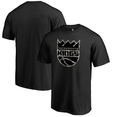 Sacramento Kings Fanatics Branded Cloak Camo T-Shirt - Black