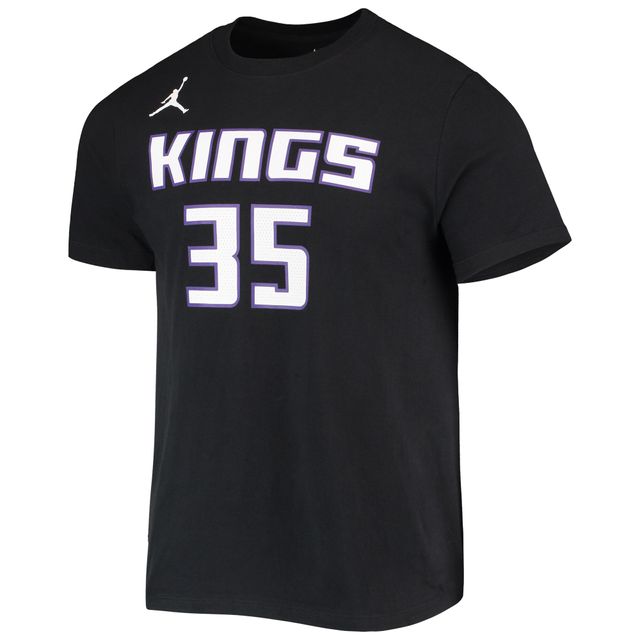 T-shirt avec nom et numéro Jordan Brand Sacramento Kings 2020/21 pour homme, noir