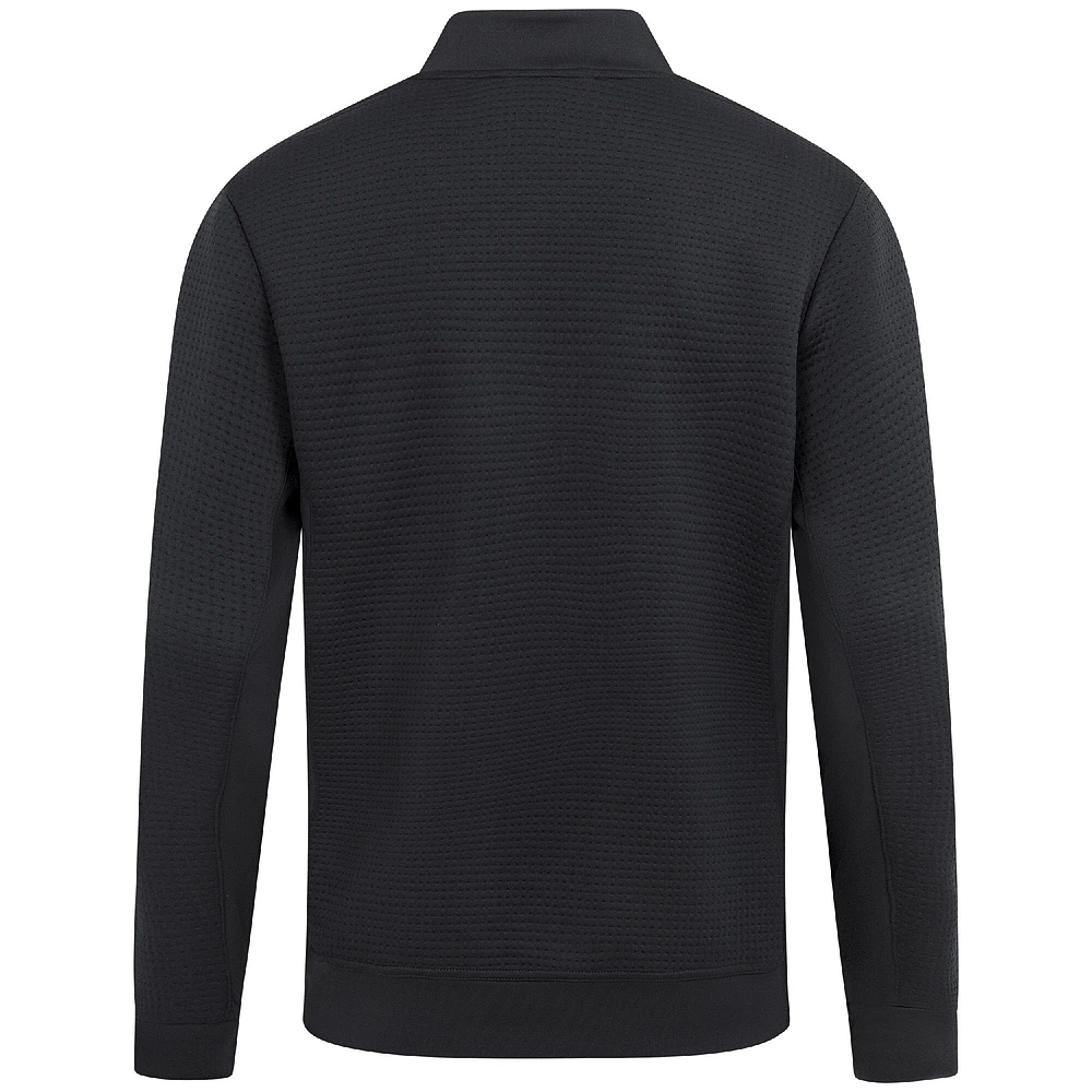 Men's Levelwear  Black Sacramento Kings Accolade Cushion Quarter-Zip Pullover