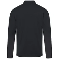 Men's Levelwear Black Sacramento Kings Heron Quarter-Zip Top
