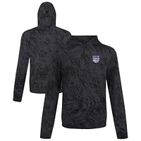 Sweat à capuche plateforme noir Levelwear pour homme des Sacramento Kings