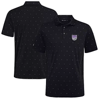 Polo Vision noir pour homme des Sacramento Kings de Levelwear