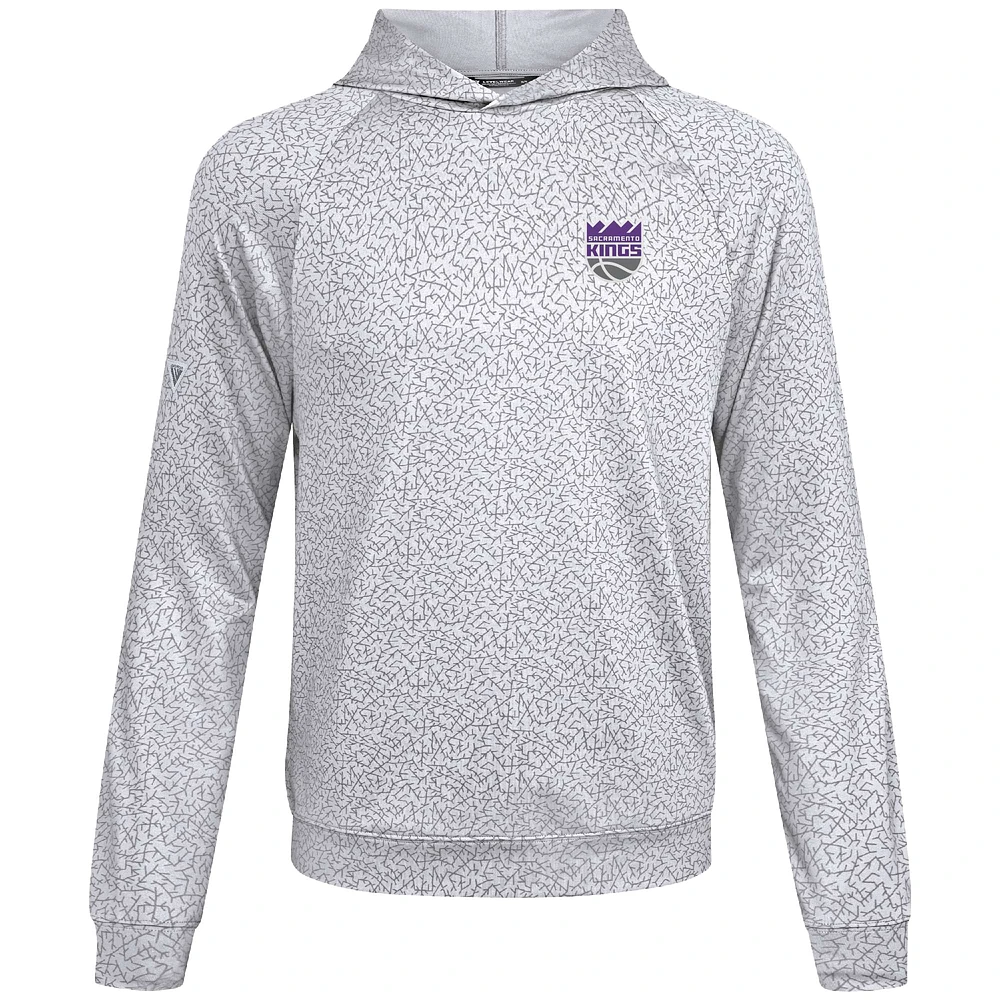 Men's Levelwear White Sacramento Kings Challenger Pullover Hoodie