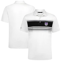 Polo blanc Onward pour homme des Sacramento Kings de Levelwear