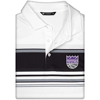 Polo blanc Onward pour homme des Sacramento Kings de Levelwear