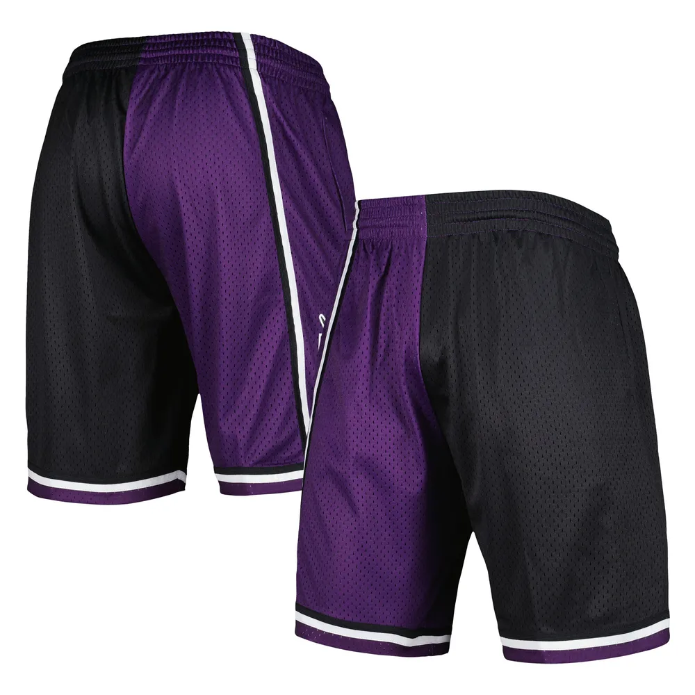 Men's Mitchell & Ness Red/Black Chicago Bulls Big Tall Hardwood Classics Split Swingman Shorts