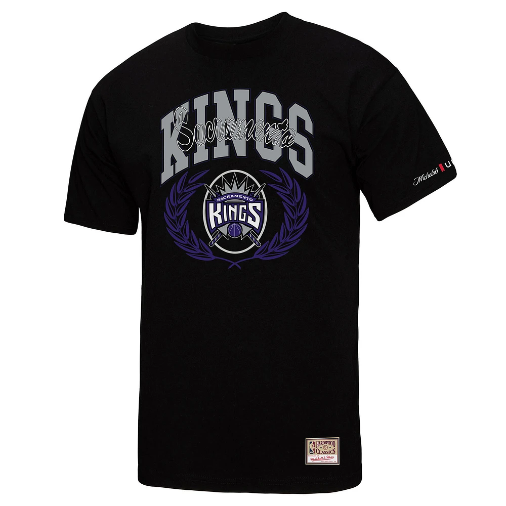 Men's Mitchell & Ness Black Sacramento Kings NBA x Michelob Ultra Rewind II T-Shirt