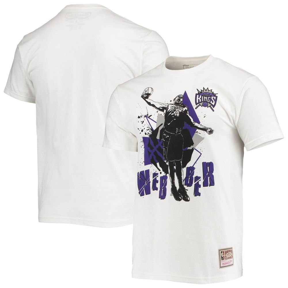 Men's Mitchell & Ness Chris Webber White Sacramento Kings Suite Sensations Player T-Shirt