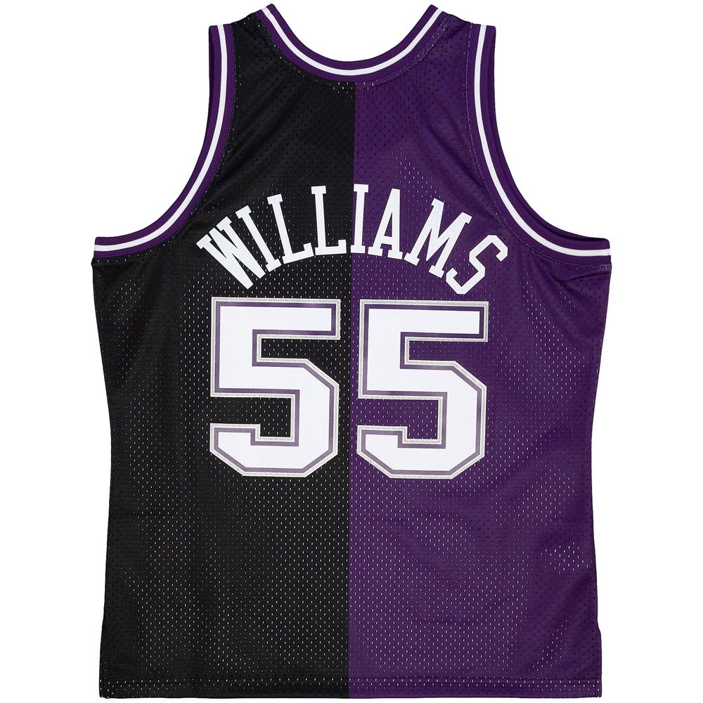 Men's Mitchell & Ness Jason Williams Black/Purple Sacramento Kings