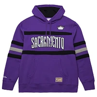 Sweat à capuche violet pour homme Mitchell & Ness Sacramento Kings Hardwood Classics Nights Head Coach