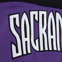 Sweat à capuche violet pour homme Mitchell & Ness Sacramento Kings Hardwood Classics Nights Head Coach