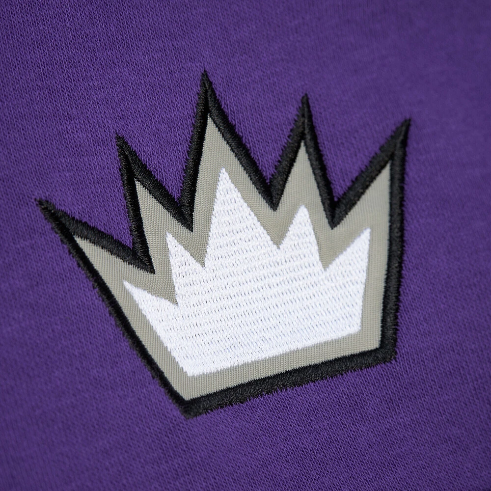 Sweat à capuche violet pour homme Mitchell & Ness Sacramento Kings Hardwood Classics Nights Head Coach