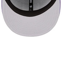 Men's New Era Black/Purple Sacramento Kings 2-Tone 59FIFTY Fitted Hat