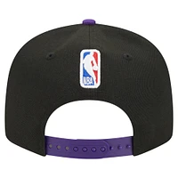 Casquette Snapback Jersey Hook Statement Edition 9FIFTY Sacramento Kings noire/violette pour homme de New Era