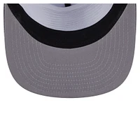 Men's New Era Black/Purple Sacramento Kings Throwback Dye Golfer Snapback Hat
