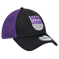 Casquette Active Tech Neo Flex 39THIRTY noire pour homme des Sacramento Kings de New Era