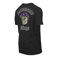 Men's New Era Black Sacramento Kings Sugar Skulls T-Shirt