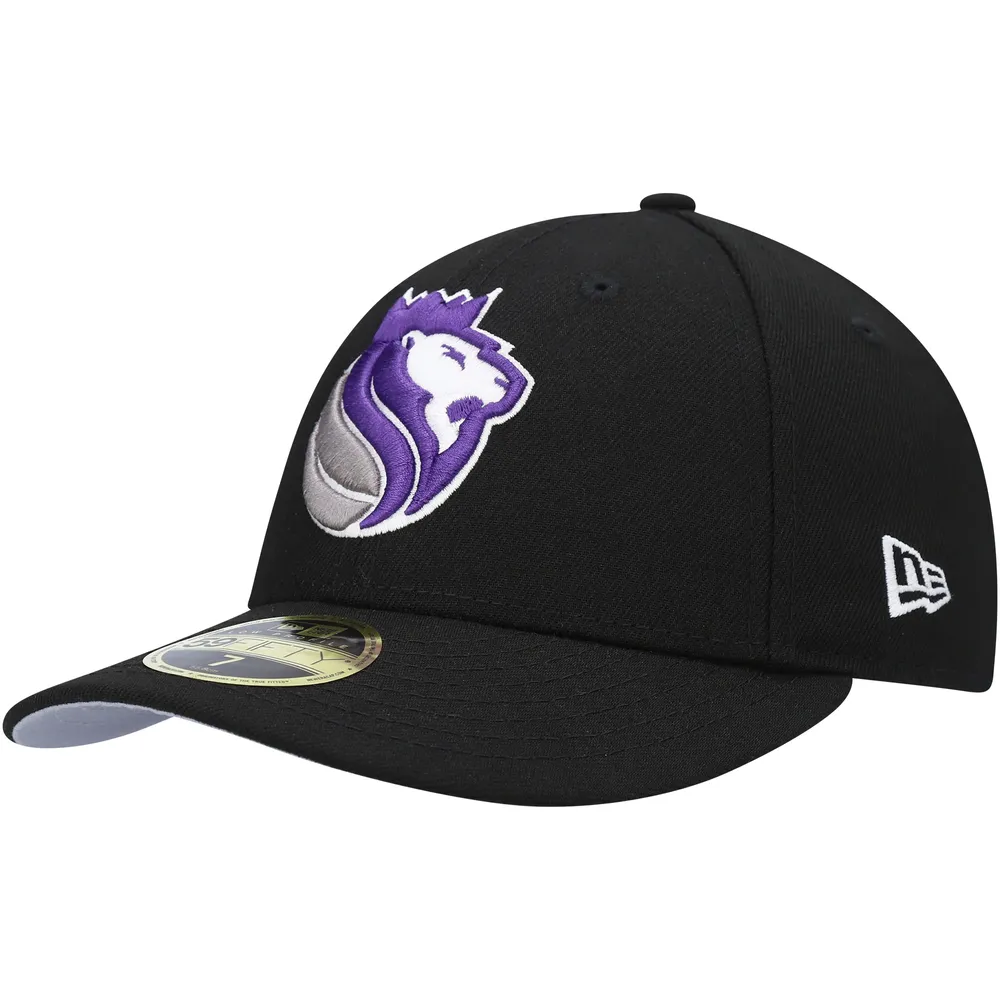 Casquette ajustée 59FIFTY à profil bas de l'équipe Sacramento Kings New Era pour homme, noire