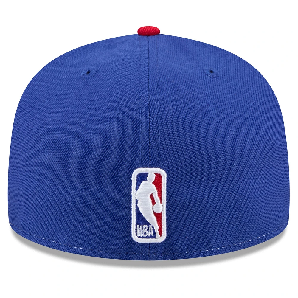 Casquette ajustée 59FIFTY City Edition 2024/25 Sacramento Kings pour homme New Era bleue