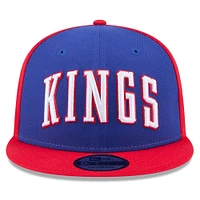 Casquette Snapback 9FIFTY City Edition 2024/25 Sacramento Kings pour homme New Era bleue