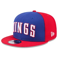 Casquette Snapback 9FIFTY City Edition 2024/25 Sacramento Kings pour homme New Era bleue