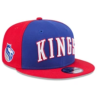 Casquette Snapback 9FIFTY City Edition 2024/25 Sacramento Kings pour homme New Era bleue