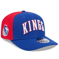 Casquette extensible à boutons-pression New Era Sacramento Kings City Edition 2024/25 bleue pour homme 9SEVENTY