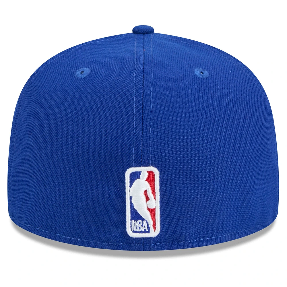 Casquette ajustée alternative 59FIFTY City Edition 2024/25 Sacramento Kings de New Era pour homme, bleu