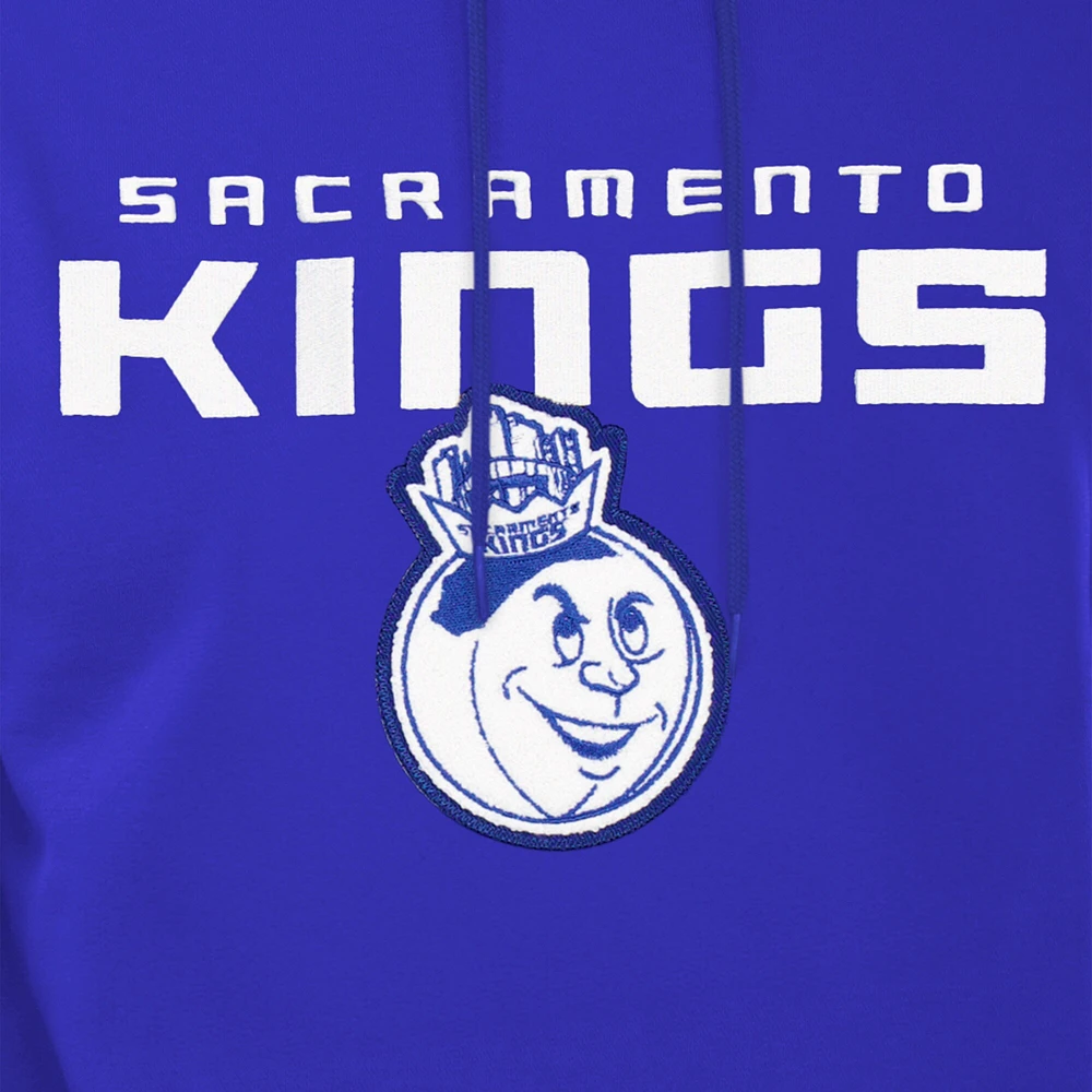 Men's New Era  Blue Sacramento Kings 2024/25 City Edition Chenille Heavyweight Pullover Hoodie