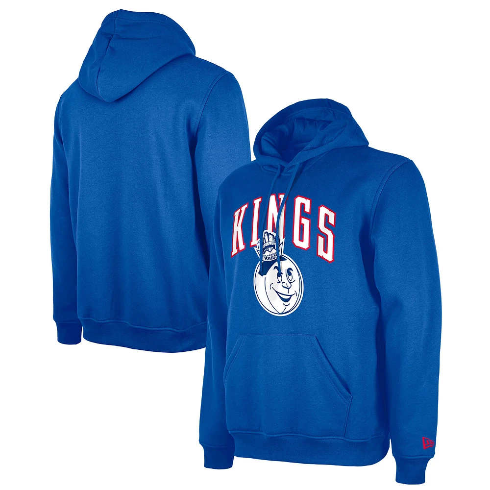 Sweat à capuche bleu New Era Sacramento Kings 2024/25 City Edition pour homme