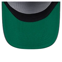 Men's New Era  Charcoal Sacramento Kings Throwback Washed Pre-Curved 9FIFTY Snapback Hat