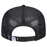 Men's New Era Gray Sacramento Kings Meshback 9FIFTY Snapback Hat