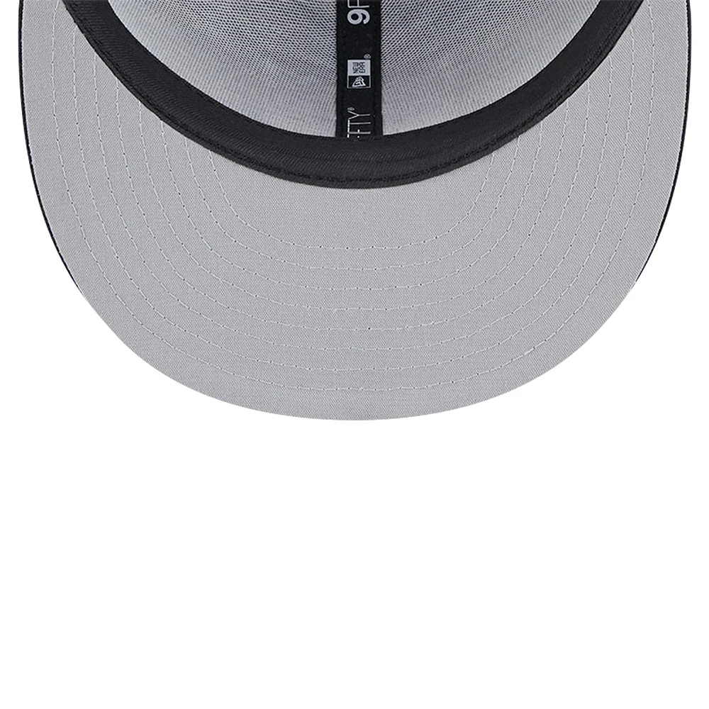 Men's New Era Gray Sacramento Kings Meshback 9FIFTY Snapback Hat