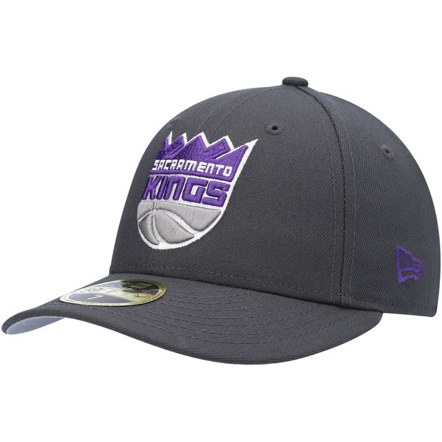 Casquette ajustée 59FIFTY à profil bas de l'équipe Sacramento Kings New Era grise pour homme