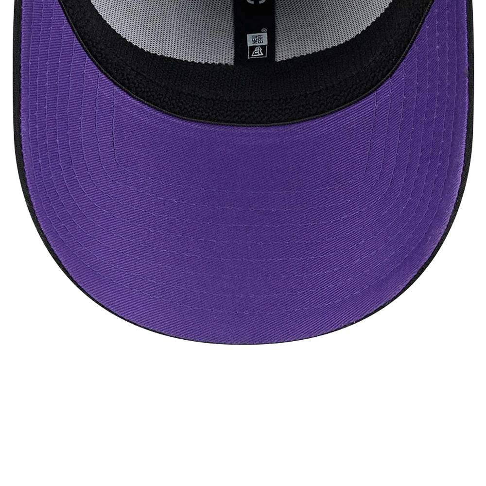 Men's New Era Heather Gray/Black Sacramento Kings Two-Tone 39THIRTY Flex Hat