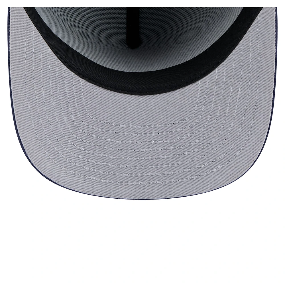 Men's New Era  Navy Sacramento Kings Colorpack A-Frame Pinch Front 59FIFTY Fitted Hat