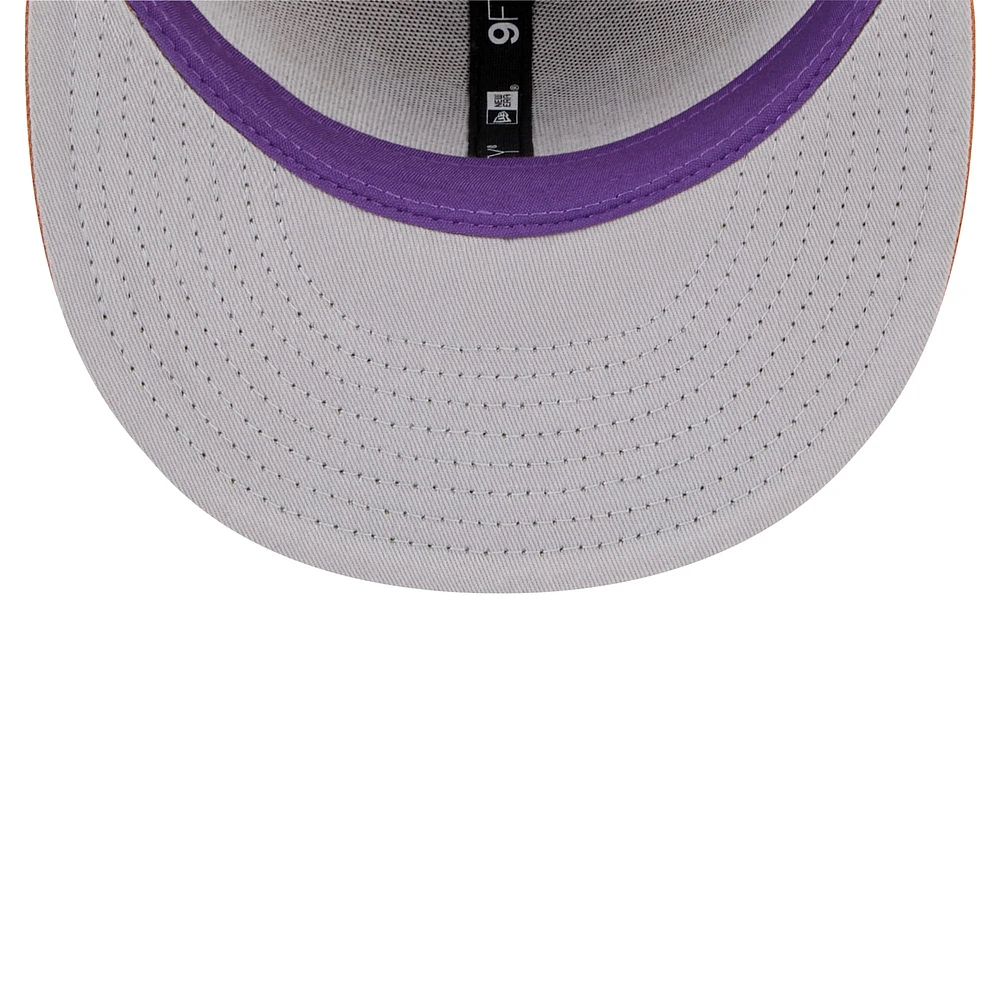 Casquette Snapback 9FIFTY Sacramento Kings de New Era pour homme, couleur tan, pack de couleurs